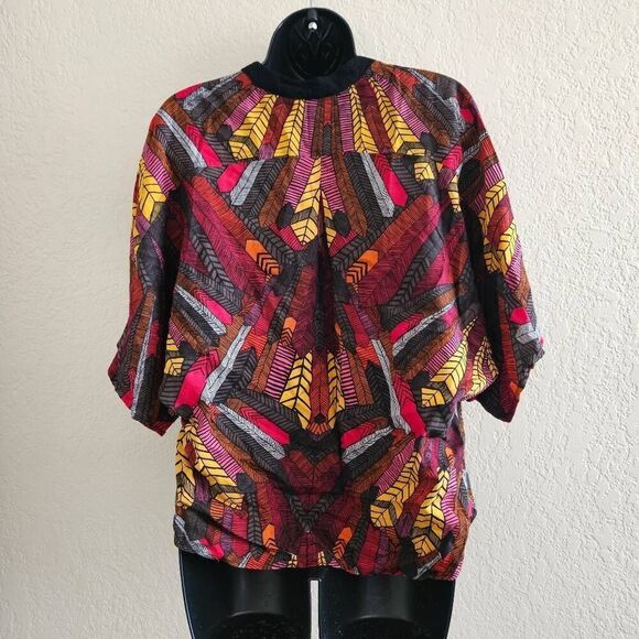 Angie Button-Front Blouse - Picture 5 of 6